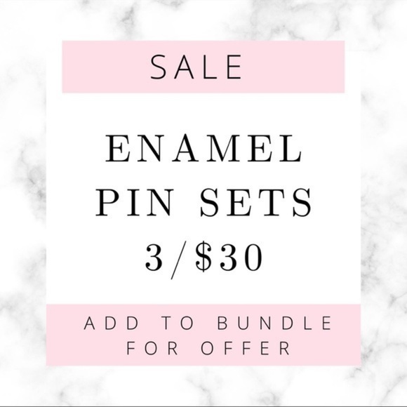 3/$30 Stranger Things 3 Piece Enamel Pins - Picture 3 of 3